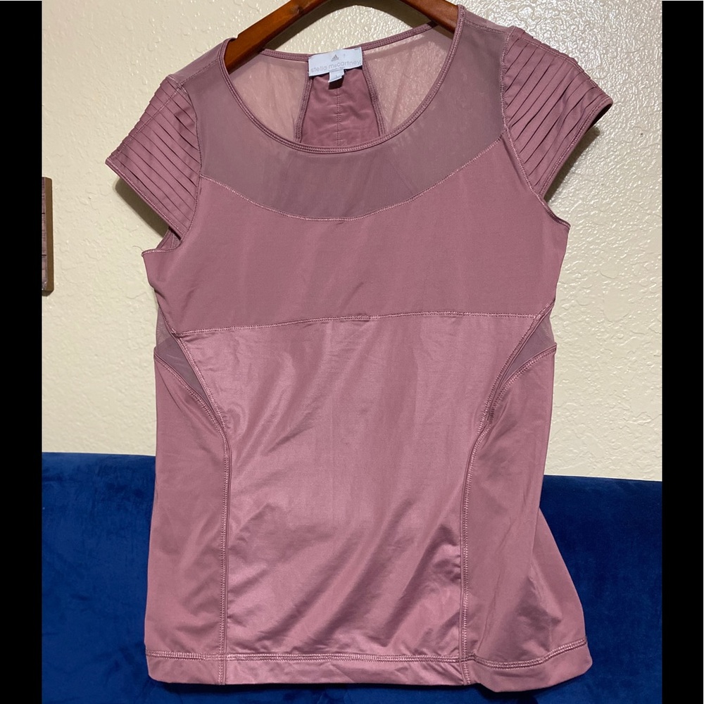 Adidas by Stella McCartney mesh insert tee top
